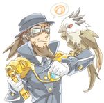  battleborn beard bird borderlands bowler_hat goggles marquis_(battleborn)_(cosplay) mordecai_(borderlands) necktie weapon ziro_(daydozen) 