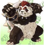  bear bowser bracelet collar jewelry male mammal mario_bros masabowser nintendo nude panda shell solo spikes video_games 