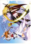  fate_testarossa mahou_shoujo_lyrical_nanoha okuda_yasuhiro screening takamachi_nanoha 