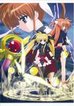  arf fate_testarossa mahou_shoujo_lyrical_nanoha okuda_yasuhiro screening takamachi_nanoha thigh-highs 