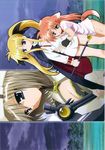  arf cleavage fate_testarossa linith mahou_shoujo_lyrical_nanoha okuda_yasuhiro screening 