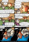  2016 absurd_res anthro barefoot bouquet canine clothed clothing colored comic crossed_legs cuddling dialogue diavololo digital_media_(artwork) disney duo dvd edit english_text eric_schwartz female fox fur gloves_(marking) green_eyes grey_fur hand_behind_back hi_res holding_object judy_hopps lagomorph looking_back male mammal markings nick_wilde predator/prey purple_eyes rabbit red_fur sitting size_difference smile sofa speech_bubble television text zootopia 