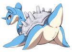  amber_eyes anus blush enryo female feral horn lapras marine nintendo open_mouth pok&eacute;mon presenting prolapse pussy simple_background solo video_games water white_background 