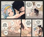  1boy 1girl fairy_tail female male rusky 