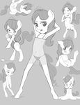  2016 anthro armpits blush breasts clothing cub cutie_mark diamond_tiara_mlp earth_pony equine female flat_chested friendship_is_magic horse looking_at_viewer mammal my_little_pony navel nipples nude open_mouth panties pony pussy solo underwear vsdrawfag young 