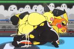  ahegao anal anal_penetration audience backsack balls big_balls black_fur blush butt clothed clothed_sex clothing cosplay_pikachu cum cum_in_ass cum_inflation cum_inside ejaculation female fur group huge_balls inflation larger_female level_difference looking_pleasured male male/female male_penetrating mammal mouse multicolored_fur nintendo open_mouth orgasm penetration perching_position pichu pikachu pikachu_libre pok&eacute;mon pok&eacute;mon_(species) public puffdraws pussy_ejaculation pussy_juice rodent sex size_difference super_smash_bros super_smash_bros._ultimate sweat tongue tongue_out torn_clothing video_games yellow_fur 