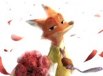  2016 anthro canine chasefox disney flower fox fur male mammal nick_wilde plant rose zootopia 