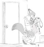  canine clothed clothing cum disney female fox heat_(disambiguation) horny in_heat judy_hopps lagomorph male mammal nick_wilde orgasm pants_down partially_clothed rabbit sex zootopia 