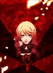  alois_trancy blonde_hair blue_eyes jacket kuroshitsuji ribbon shorts tongue 