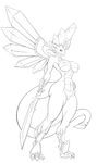  big_breasts breasts crystals dragon female flashwing hi_res melee_weapon nipples nude pussy skylanders solo sword unknown_artist weapon wings 