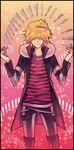  belphegor bian_(artist) blonde_hair crown jacket katekyou_hitman_reborn short_hair weapon 