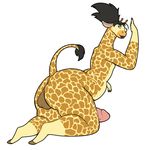  anthro anus balls giraffe girly hooves lipstick makeup male mammal mcnasty penis slightly_chubby thick_thighs trap_(disambiguation) wide_hips 