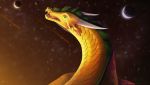  detailed_background digital_media_(artwork) dragon green_eyes horn outside scales spines teeth tongue zagiir 