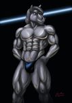  2016 abs anupap biceps bulge clothing equine horse machine male mammal muscular navel pecs pose robot solo speedo swimsuit underwear 