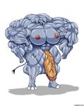  2016 abs atariboy biceps big_breasts breasts elephant hyper hyper_muscles intersex invalid_tag mammal muscular nipples nude penis simple_background solo trunk tusks 