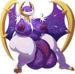  2016 anthro anthrofied areola balls big_balls big_breasts breasts dickgirl female flaccid huge_balls huge_breasts hyper hyper_balls hyper_penis impaledwolf intersex legendary_pok&eacute;mon looking_at_viewer lunala mature_female nintendo nipples nude open_mouth overweight overweight_female penis pok&eacute;mon pok&eacute;morph purple_body red_eyes shiny sitting solo thick_thighs video_games wide_hips wings 