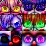  2016 animatronic anthro baby_(fnafsl) ballora_(fnafsl) bidybab_(fnafsl) digital_media_(artwork) ennard_(fnafsl) five_nights_at_freddy&#039;s funtime_foxy_(fnafsl) funtime_freddy_(fnafsl) glowing glowing_eyes infanio machine robot sister_location text video_games 