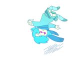  animated animated_gif blue_hair commentary glasses hairband kressent_rhodes mystery_skulls rolling rolling_girl_(vocaloid) scarf skirt smile solo spinning sweater thighhighs vivi_(mystery_skulls) 