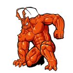  2016 3_toes 4_fingers abs action_pose angry antennae arthropod biceps big_biceps big_muscles claws colored crustacean digital_drawing_(artwork) digital_media_(artwork) fist front_view frown full_length_portrait glare huge_muscles kneeling light lobster male marine muscular muscular_male naturally_censored navel no_iris nude obliques orange_body orange_claws pecs plain_white pose quads serratus shaded simple_background solo spikes thick_neck toes toes_spread toony triceps white_background 