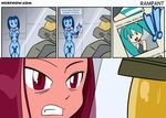  comic cortana halo_(game) hatsune_miku jealous josue_pereira master_chief nerf_now!! panties silent_comic striped striped_panties sweatdrop underwear vocaloid 