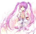  bad_id bad_pixiv_id dress hagiwara_rin happy long_hair purple_eyes purple_hair solo sophie_(tales) tales_of_(series) tales_of_graces twintails white_background 