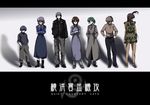  2boys 6+girls character_request commentary_request crossed_arms director_alpha english_text engrish_text ghost_in_the_shell_lineup glasses hand_in_pocket hand_on_own_hip hands_in_pockets hands_on_own_hips hat hatsuseno_alpha jacket letterboxed lineup maruko_maruko misago multiple_boys multiple_girls nai_(yokohama_kaidashi_kikou) parody ranguage takatsu_kokone yokohama_kaidashi_kikou yukky_snow 