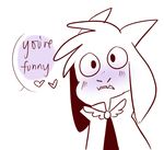  &lt;3 asgore_dreemurr blush caprine clothing cute goat horn invalid_tag long_ears mammal mudkipful robe simple_background snout undertale video_games young 