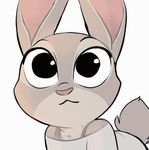  :3 animated briskby cute disney female fur grey_fur judy_hopps lagomorph long_ears looking_at_viewer mammal nose_twitch rabbit smile solo wiggle zootopia 