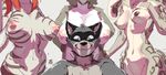  animal_humanoid areola big_breasts booneraccoon breasts canine fel_(character) feline female hair huge_breasts humanoid kenno_arkkan looking_at_viewer male mammal mugger my_life_with_fel nipples nude raccoon red_hair smile tiger tiger_humanoid 