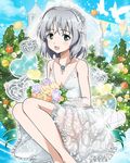  bridal_veil official_art sanya_v_litvyak solo strike_witches veil wedding wedding_dress 