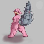  alorix animal_genitalia anus butt female kari_yadon nintendo pok&eacute;mon pussy slowbro thick_tail tongue video_games 