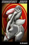  alex_spastic anthro big_breasts breasts butt disney judy_hopps lagomorph looking_back mammal nipples nude pose purple_eyes rabbit smile solo zootopia 