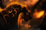  2018 amber_eyes ambiguous_gender ashesdrawn black_nose detailed_background digital_media_(artwork) fantasy feline feral leopard mammal pantherine solo 