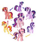  cutie_mark equestria_girls equine feathered_wings feathers female feral friendship_is_magic fur group hair hexafusion horn horse kilala97 long_hair mammal multicolored_hair my_little_pony pony purple_eyes purple_fur purple_hair starlight_glimmer_(mlp) sunset_shimmer_(eg) twilight_sparkle_(mlp) two_tone_hair unicorn winged_unicorn wings 