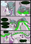  2016 anus changeling comic dialogue duo english_text equine female feral friendship_is_magic horn kanashiipanda mammal my_little_pony pussy queen_chrysalis_(mlp) text transformation twilight_velvet_(mlp) unicorn 