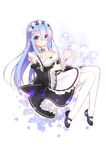  blann dress maid pantyhose re_zero_kara_hajimeru_isekai_seikatsu rem_(re_zero) 