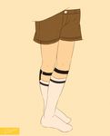  artist_name male_focus no_shoes noeyebrow_(mauve) original shorts simple_background sock_garters socks solo 