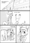  2016 canine comic disney female fox fur judy_hopps lagomorph male mammal nick_wilde rabbit thewyvernsweaver zootopia 