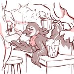  alcohol anthro avian beverage bird blush drunk erection feathers female foursome glacierclear goose group group_sex male male/female nude open_mouth penis sex simple_background sketch smile table yu_nuo 