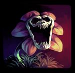  2016 ambiguous_gender creepy flower flowey_the_flower mtt-brand-undertale plant smile undertale video_games 