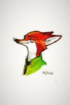  canine clothed clothing disney fox male mammal monoflax nick_wilde portrait simple_background solo white_background zootopia 