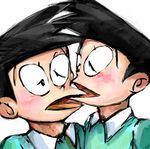  doraemon dual_persona fujiko_f_fujio_(style) honekawa_suneo kiss male_focus mochizuki_tagosaku mochizuki_takosaku multiple_boys one_eye_closed parody what yaoi 