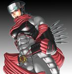  1boy bulge character_request crotch erection hat headband male_focus ninja solo tagme tokisige weapon 
