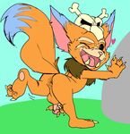  &lt;3 anus backsack balls butt claws erection feet gnar_(lol) hat holding_penis league_of_legends mammal masturbation one_eye_closed open_mouth pawpads penile_masturbation penis presenting_self raised_tail semi-anthro tusks unknown_artist video_games wink yordle 