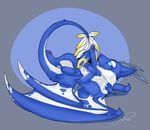  2016 blue_fur chibi cute dragon feathers feral fluffy fur furred_dragon lothar male multicolored_fur peaceful playing solo white_fur wings zeliv 