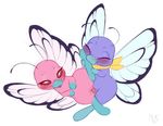  arthropod butterfly butterfree duo eyes_closed female hi_res insect looking_pleasured male male/female melvismd nintendo penetration pok&eacute;mon scarf simple_background smile teeth tongue tongue_out vaginal vaginal_penetration video_games white_background 