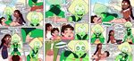  alien blush cartoon_network clothed clothed_sex clothing comic connie_(steven_universe) cowgirl_position cum cum_in_pussy cum_inside dialogue english_text female gem_(species) human incognitymous male male/female mammal on_top onomatopoeia penis peridot_(steven_universe) pussy pussy_juice sex sound_effects star_eyes steven_quartz_universe steven_universe sweat text 