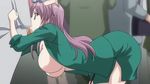  1girl animated animated_gif breasts chikan_no_licence mihashi_takako train 