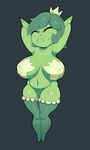 2016 areola big_breasts breasts erect_nipples female goblin goblin_princess huge_breasts humanoid nipple_bulge nipples not_furry pussy shortstack slightly_chubby solo theboogie towergirls 