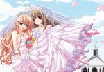  itsukushima_takako miyanokouji_mizuho norita otome_wa_boku_ni_koishiteru trap wedding_dress 